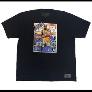Mitchell & Ness x Sports Illustrated Lakers Shaq Graphic Tee Y2K Mens XL Black